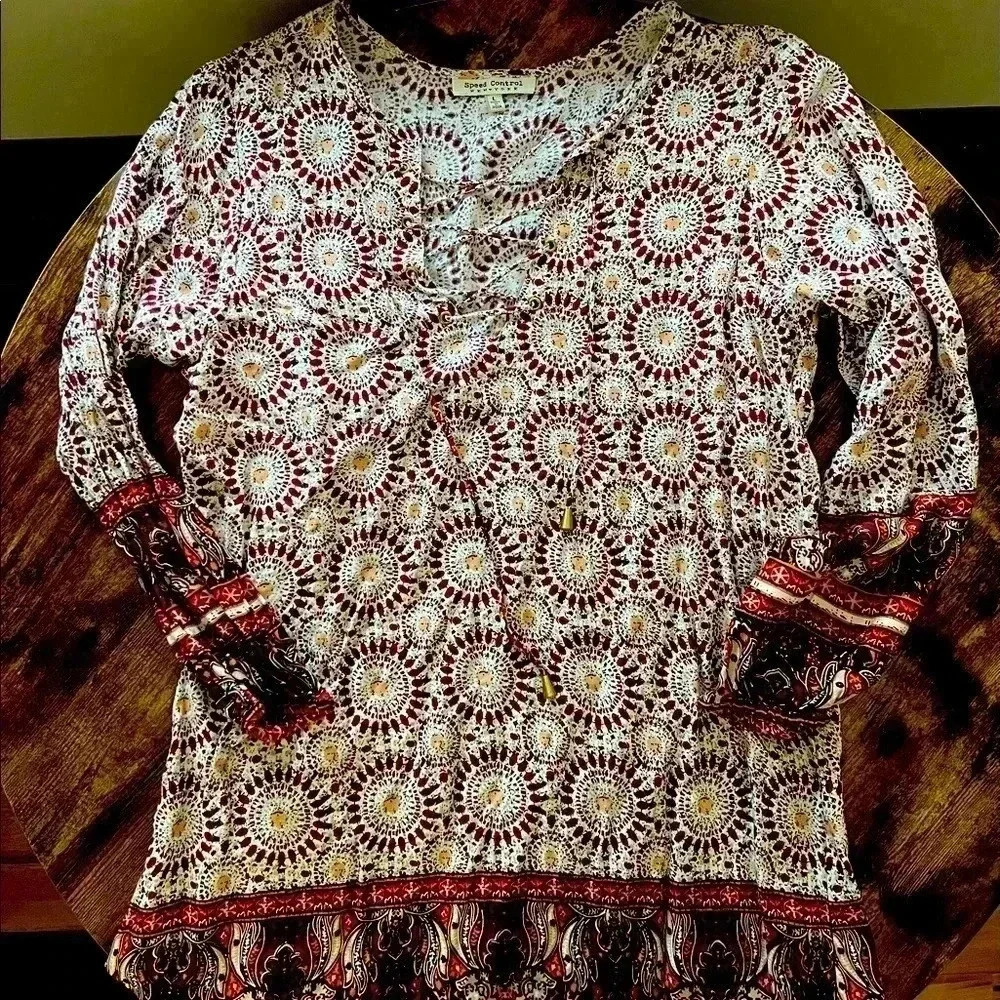 Speed Control New York Boho mini dress